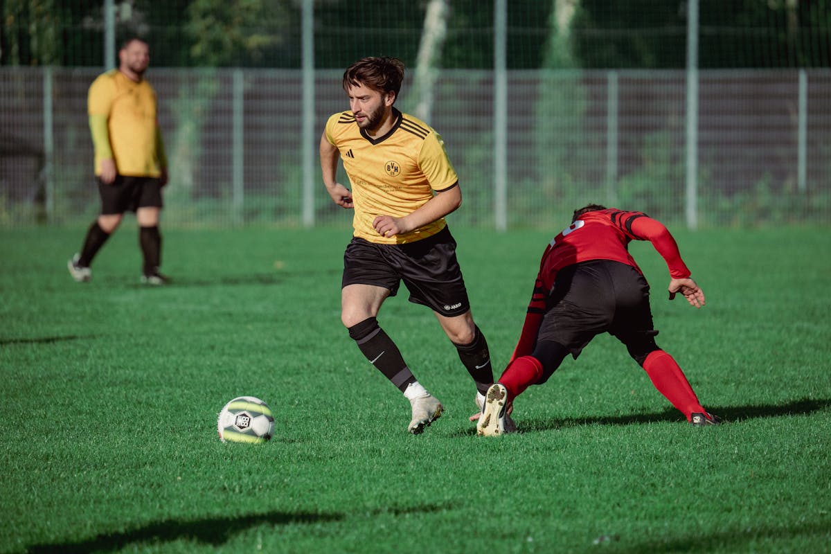 Community football match